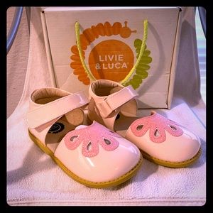 New! Livie & Luca Girls Size 13 Blush Petal Shoes